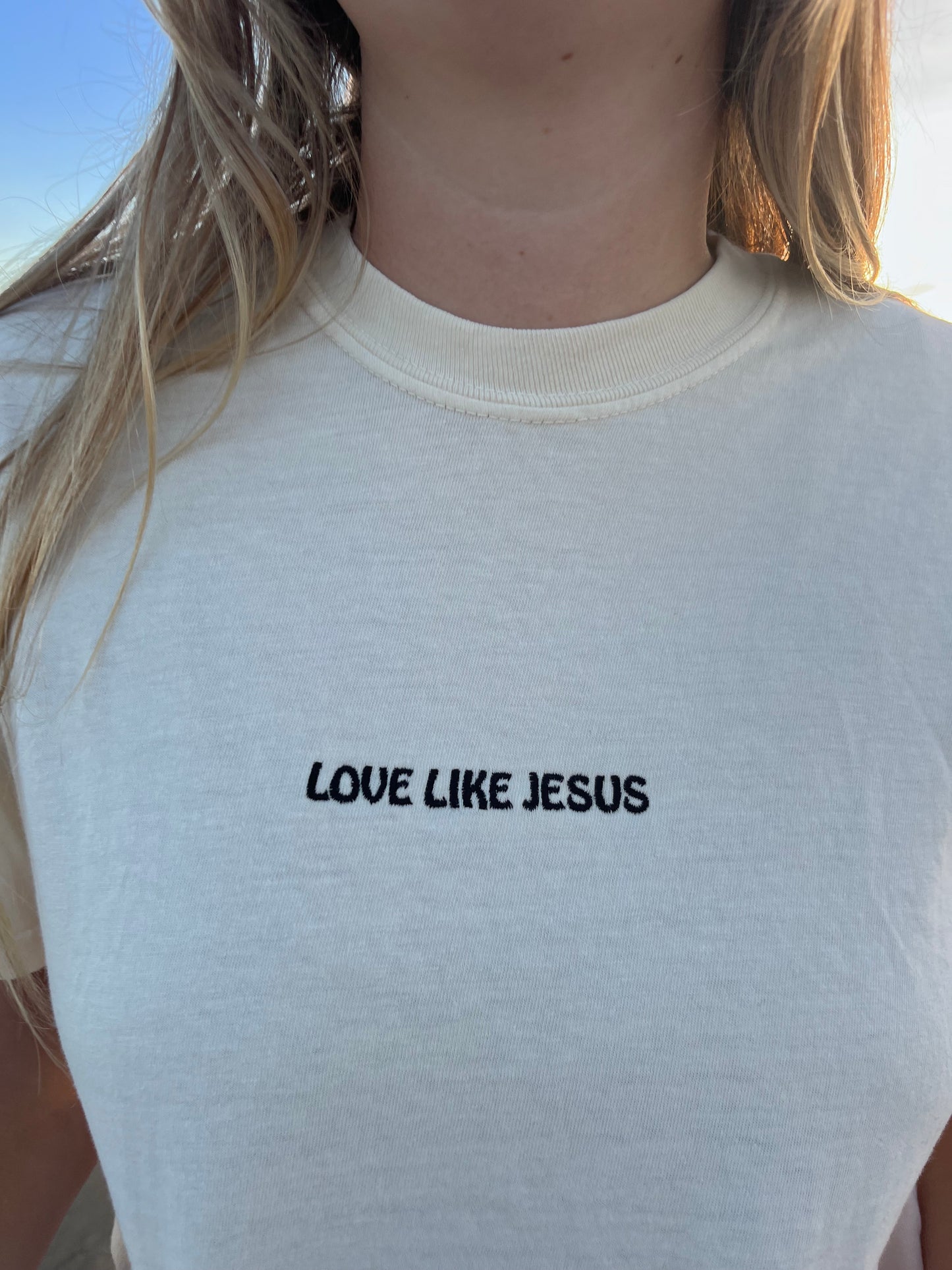 Love Like Jesus Tee Embroidered