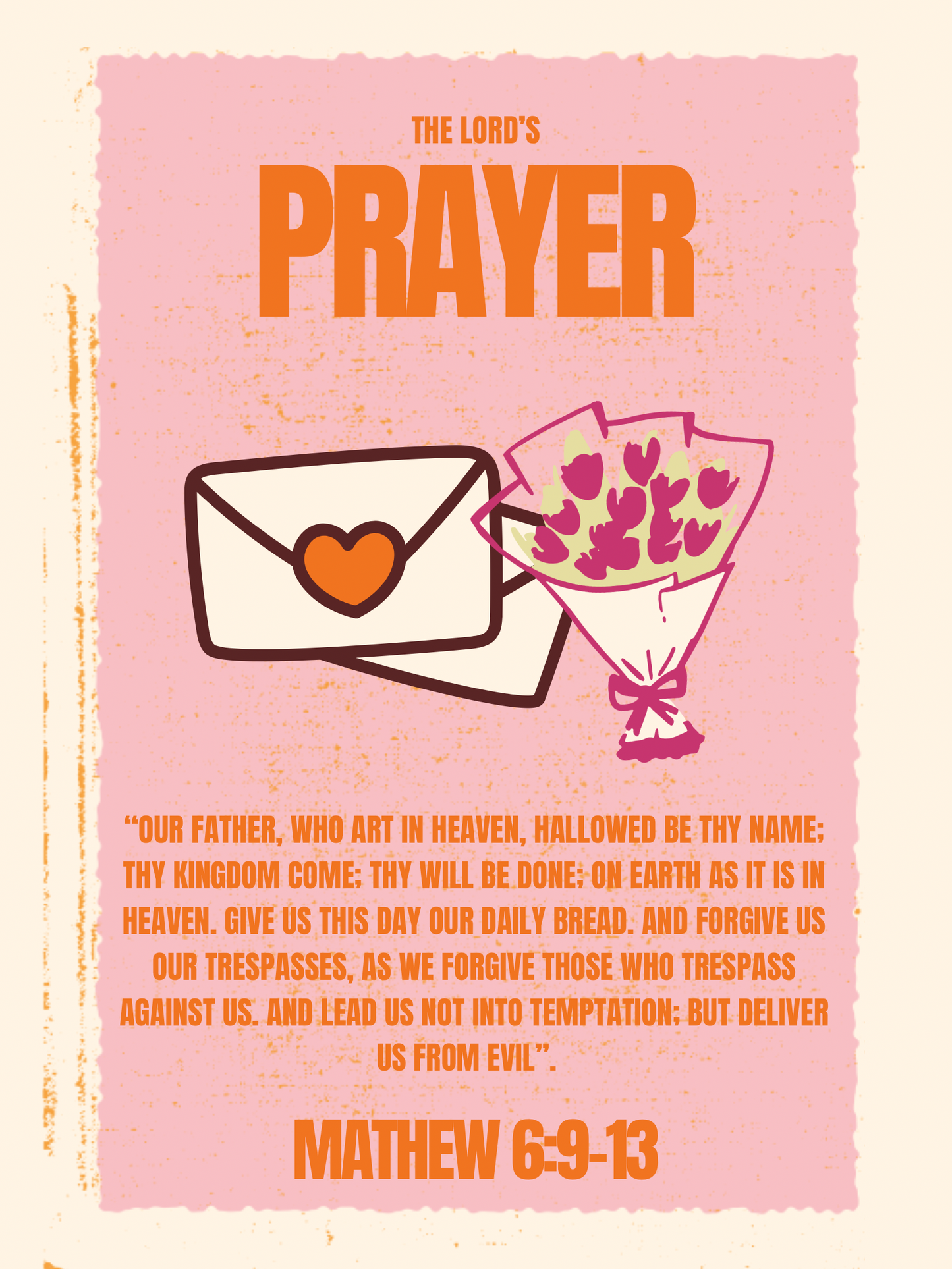 The Lords Prayer poster