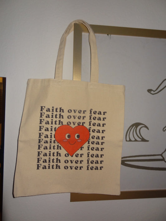 Faith Over Fear Tote