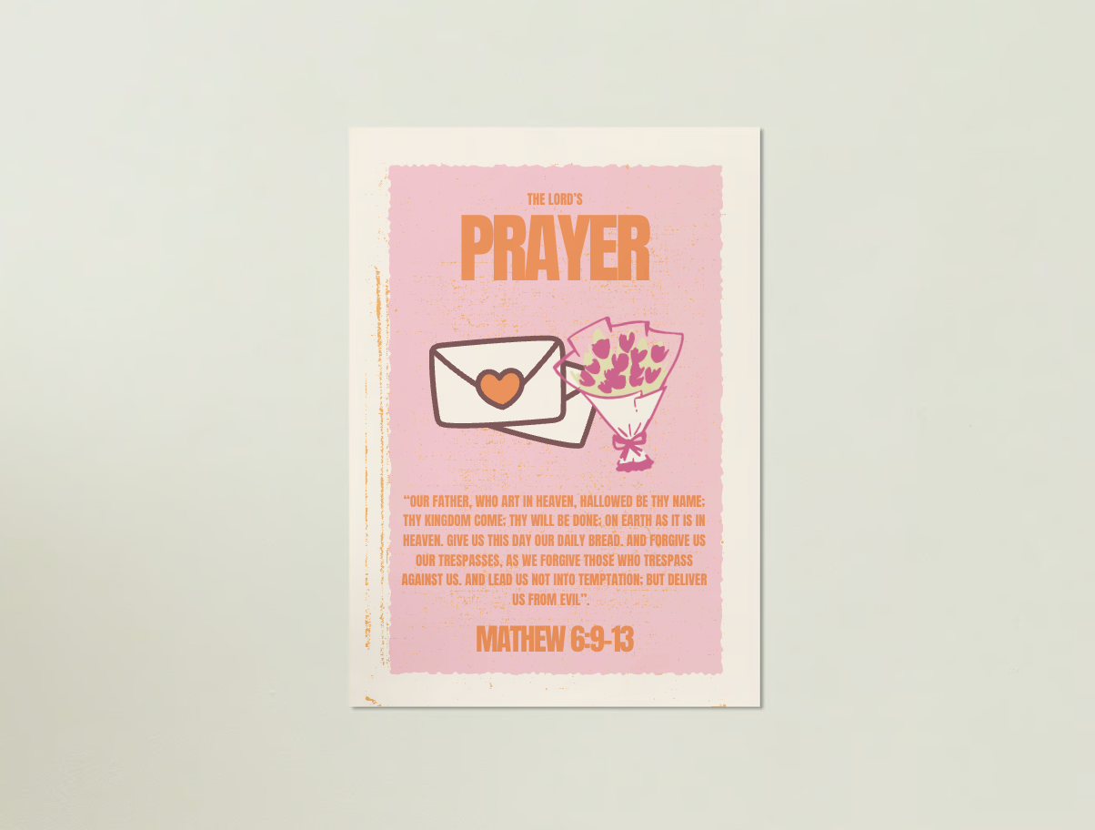 The Lords Prayer poster