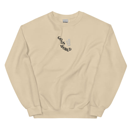 PRE-ORDER Gods World Crew Embroidered