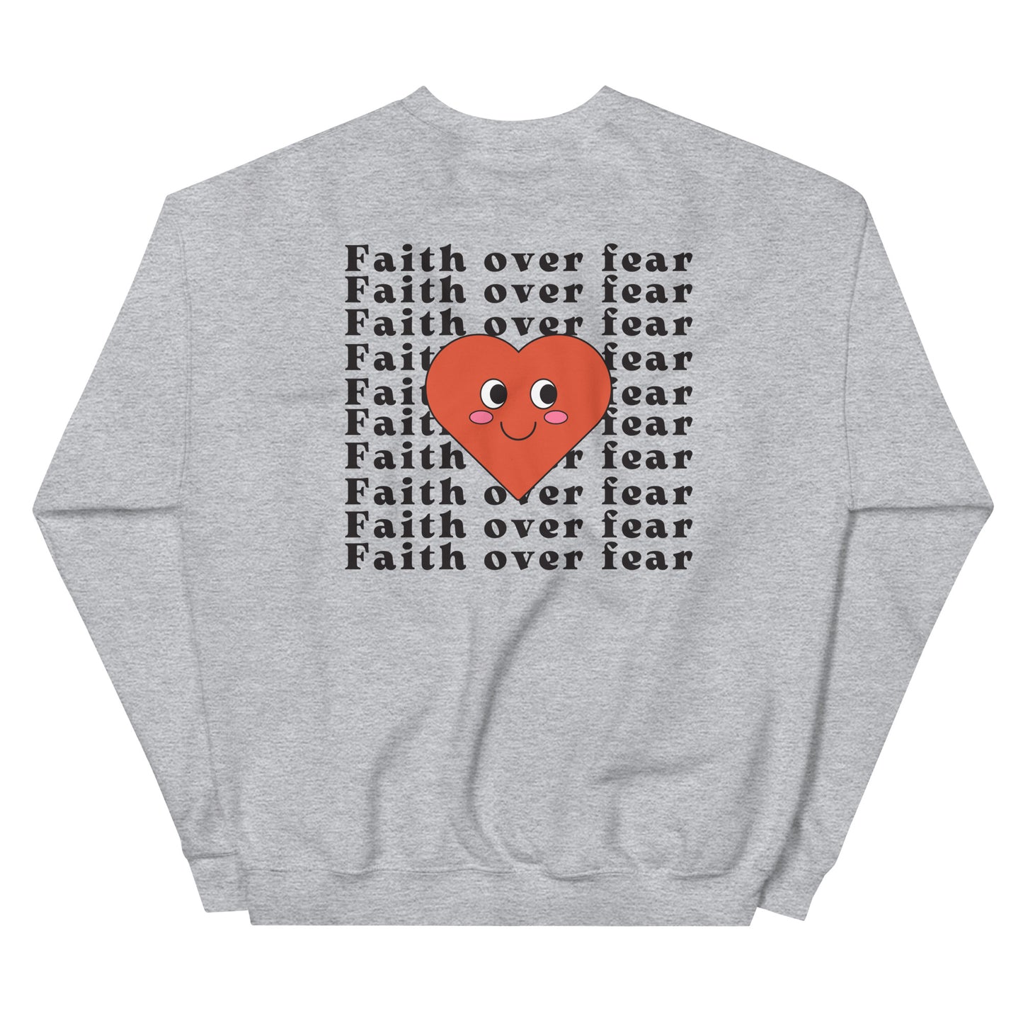 Faith Over Fear Crew Embroidered